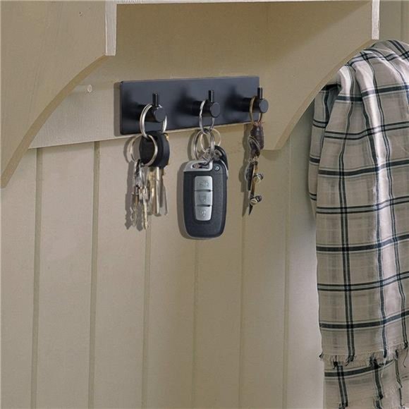 Key Holder for Wall Self Adhesive Key Hook for Wall No Damage Key Rack for Wall - Picture 4 of 6